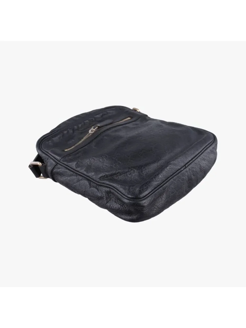 Gucci GG Supreme Messenger Black Leather